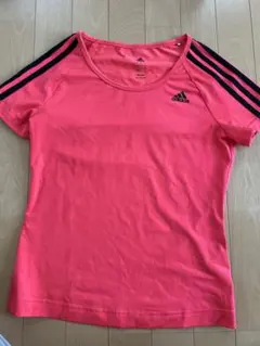 adidas ピンク フィットネストップス
