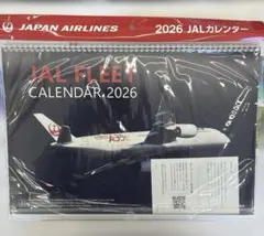 新品未開封　JAL FLEET カレンダー　2026年＆2025年2冊セットのサムネイル
