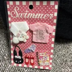 ぽ*迎様 SWIMMER スイマー★立体シール★当時物