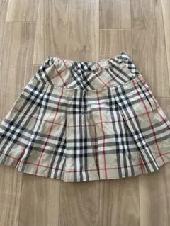 美品✨ Burberry ミニスカート　ノバチェック　ベージュ　キッズ　120A