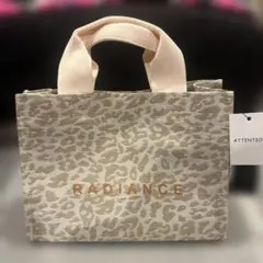 新品RADIAOCE キャンパス地トートバッグ レオパード