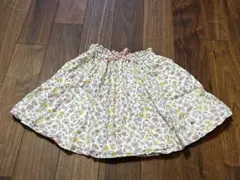 プティマイン 花柄スカート 110cm