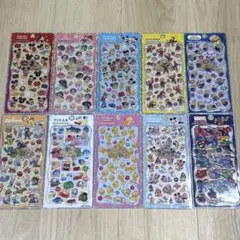 ドラえもん パーマン キテレツ大百科 ぷくぷくシール 10点 