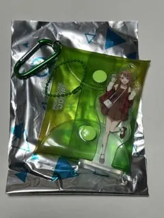 プロセカ スシローコラボ限定マルチポーチ アクリルスタンド付き　花里みのり