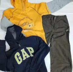 値下げGAPパーカー　New Balanceパーカー　ナイキパンツセット　150