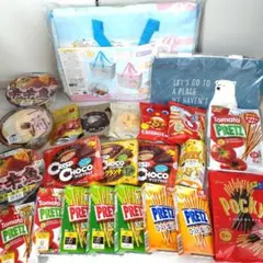 お菓子まとめ売り　詰め合わせ　大量　プリッツ　保冷バッグ　カップラーメン