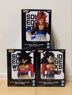 ドラゴンボールGT THE出陣 超サイヤ人4孫悟空・ベジータ・ゴジータ　3セット