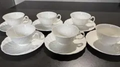 ノリタケ　ボーンチャイナ　カップ・ソーサー 6個セット