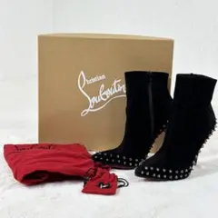Christian Louboutin ショートブーツ スエード 371/2