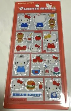 【正規品・人気】サンリオ　プラスチックモデル風シール　ハローキティ
