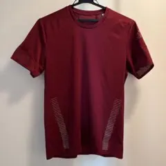 アディダス　ランニングウェア　Tシャツ　赤　クライマクール　レディース　M