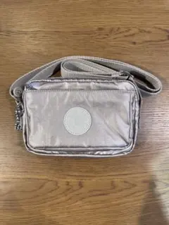 キプリング　ショルダーバック ピンクベージュ