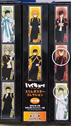 ハイキュー!! スリムポスターコレクション 応援団ver. 及川徹 孤爪研磨
