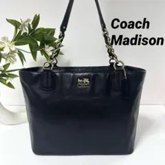 상태좋음 Coach Madison レザートートバッグ ビジネスバッグ 上品
