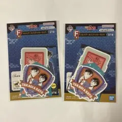 一番ラボ　名探偵コナン　F賞　トルトデールステッカーセット　２つ