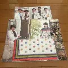 櫻井翔 クリアファイル3枚とハンカチセット
