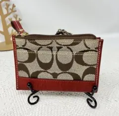 COACH　コーチ　シグネチャー　キャンバス　カード　&コインパース