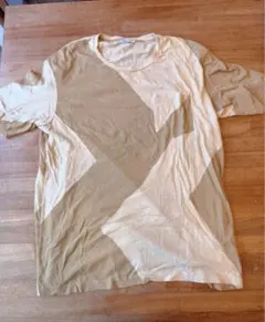 ZARA クルーネックTシャツ 切り替えデザインのサムネイル
