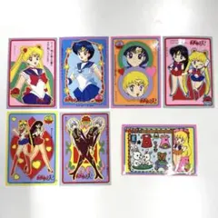 セーラームーンR はってみて シール ステッカー ①/当時物 レトロ 7枚