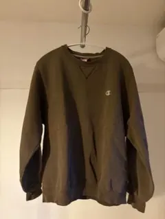 Champion クルーネック スウェット ブラウン　M