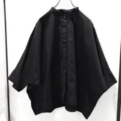 ユニクロ　コラボ　＋Ｊ　オーバーサイズ スーピマコットンシャツ　XL ブラック