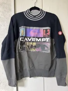 C.E CAVEMPT グラフィックトレーナー ブラック/グレー S