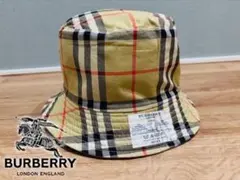【極美品】 BURBERRY バーバリー リバーシブル バケットハット Lサイズのサムネイル