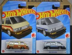 ホットウィール　1986 TOYOTA VAN　1986　トヨタ　バン　２種