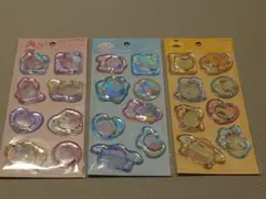 サンリオ　ウォーターシール　3種セット