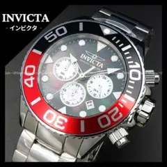 パール文字盤★赤黒ベゼル INVICTA OCEAN VOYAGE 48595のサムネイル