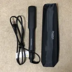 SALONIA ダブルイオン ストレートアイロン ブラック