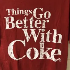FRUIT OE THE LOOM コカコーラTシャツ　コーラTシャツ　XL
