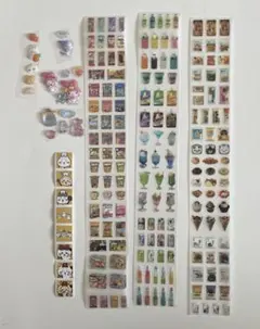 (33)おすそ分け シール 食べ物 飲み物 スイーツ パッケージ 韓国