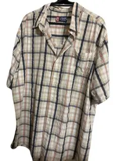 chaps チェックシャツ　2XL ベージュ
