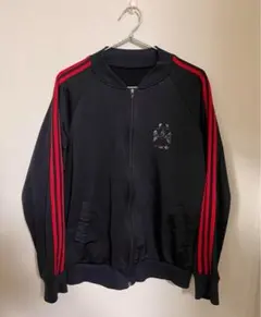 80s adidasATP ビンテージ トラック黒 赤