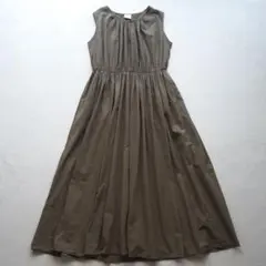 新品 スピックアンドスパン C/Rボイルタックノースリーブワンピース