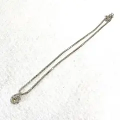 美品【 vintage 】 レトロネックレス　シルバー　雫　ティアドロップのサムネイル