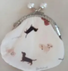 ぷ*ん様 ハンドメイド犬柄がま口