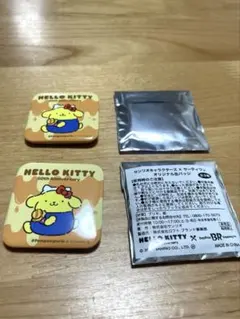 サーティーワンコラボ　ハローキティー×ポムポムプリン　缶バッチ　31