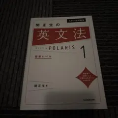大学入試問題集 関正生の英文法ポラリス[1 標準レベル]