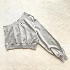 Kastane カスタネ ワンショルダー オフショルダー スウェット トレーナー