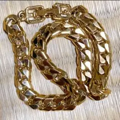 ジバンシィ　ゴールド喜平チェーンGGロゴ留め具ブレスレット　美品！のサムネイル