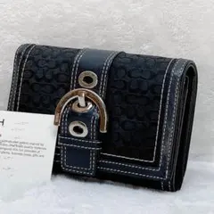 Coach Soho Signature Flap Small Wallet