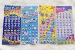 たまごっち プチプチ シール 4点セット　ぷっくりシール　シール帳