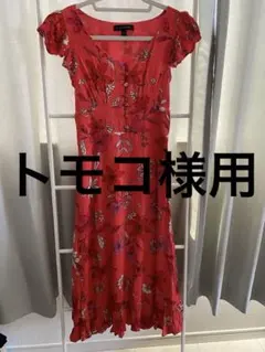 BANANA REPUBLIC フラワープリント 半袖ワンピース 00サイズ