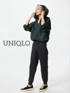 美品☆UNIQLO ユニクロ ウルトラストレッチアクティブジョガーパンツ 黒 S