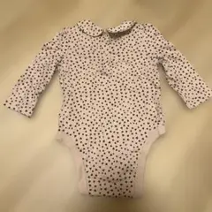 GAP ギャップ　ハートロンパース　ピンク　黒