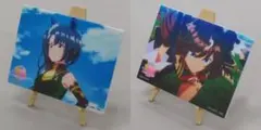 ウマ娘「ドゥラメンテ & サトノクラウン」イーゼル付 ミニプレート まとめて