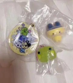 たまごっちガチャ　ミラー、キャンディーチャーム、フロッキー、まめっち、くちぱっち