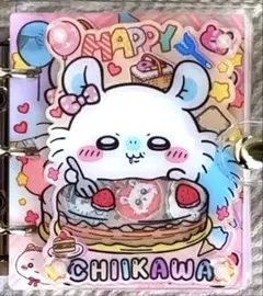 【1点限定】ちいかわモモンガA8シャカシャカカードホルダー透明リフィル・カバー付